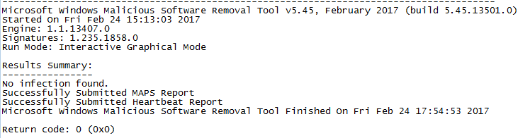 Malicious Software Removal Tool 5.45 released-mrt-log.png