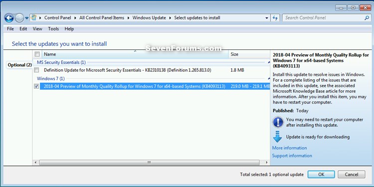 April 17, 2018 - KB4093113 (Preview of Monthly Rollup) Windows 7-kb4093113.jpg