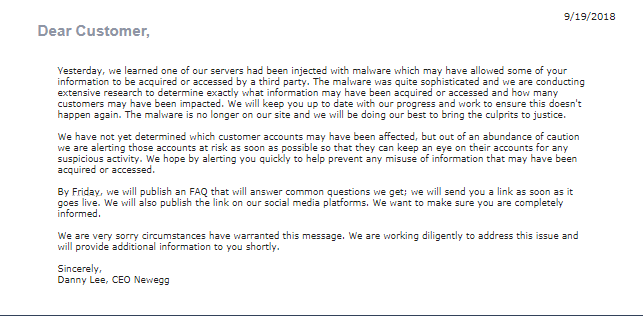 Newegg customers may have had their credit card information stolen-newegg.png