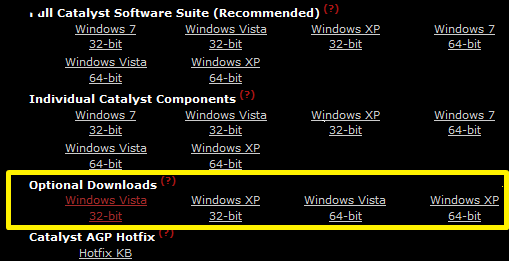 Download Windows 7 ATI Catalyst 9.3 Unified Driver-optional-downloads.png