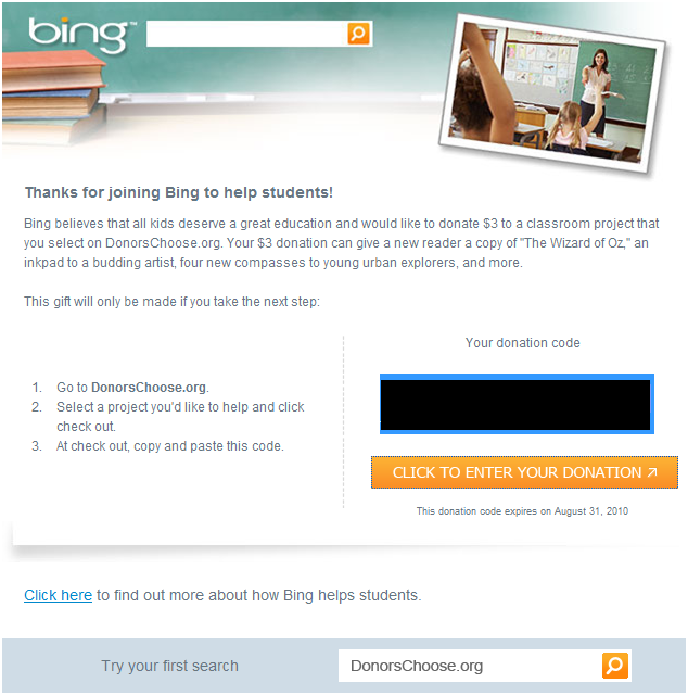 Set Bing as your homepage, Microsoft donates  to charity-bing_donation.png