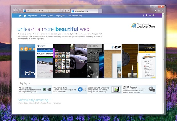 Internet Explorer 9 beta: The beauty of the web-ie9beta1.jpg