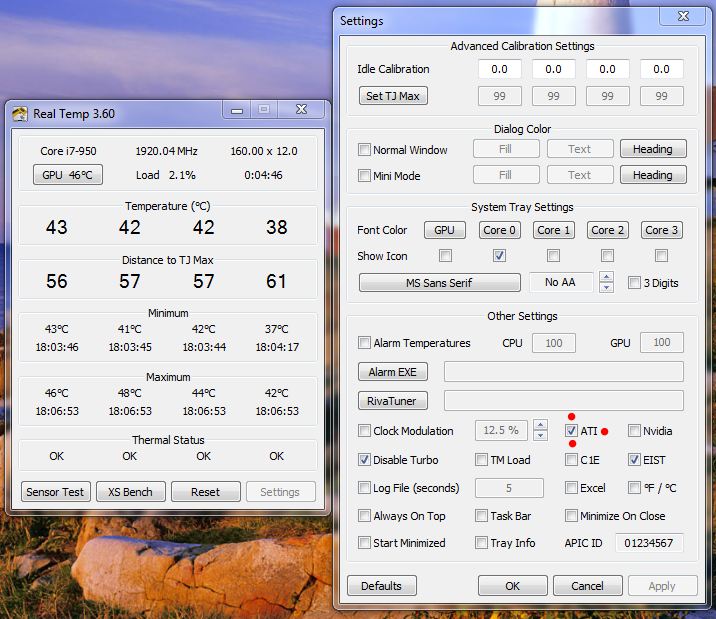 New Rig: Intel i5-2500k-rt-settings.jpg