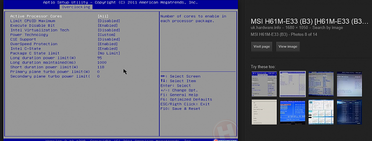 Intel 3570 non k version and overclocking-h61.png