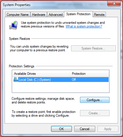 Need to turn on System Protection-3-configure.png
