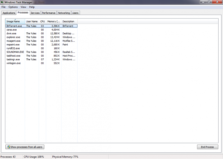 CPU 100% and Physical Memory at 84% HELP!-processes.png