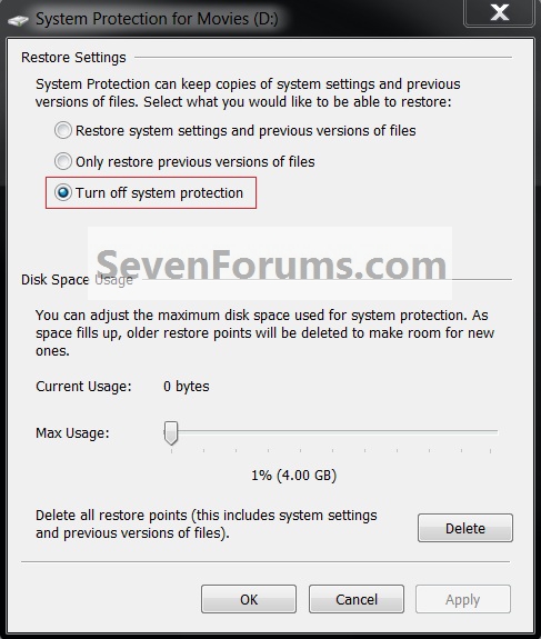 Protection Settings shows 2 System Partitions? (One missing...) ?-off.jpg