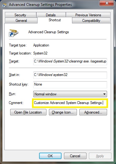 Advanced Disk Cleanup - Create Shortcuts Without A Batch File!-5.jpg