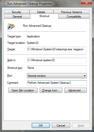 Advanced Disk Cleanup - Create Shortcuts Without A Batch File!-10.jpg