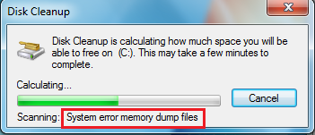 How do i skip &quot;scanning: system error memory dump files&quot;?-diag-only.png