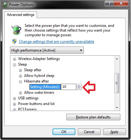 How to make windows hibernate if computer not utilized?-power.jpg