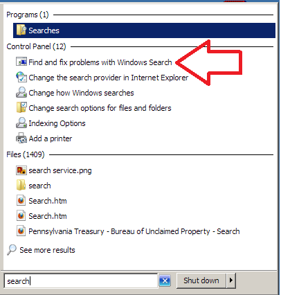 Windows Explorer Slow Sort-search.png