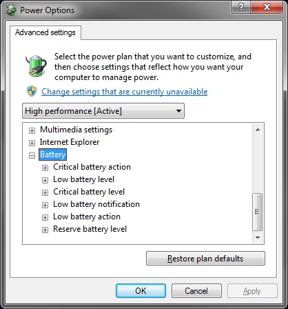 Disable automatic suspend on critical battery level-battery.jpg