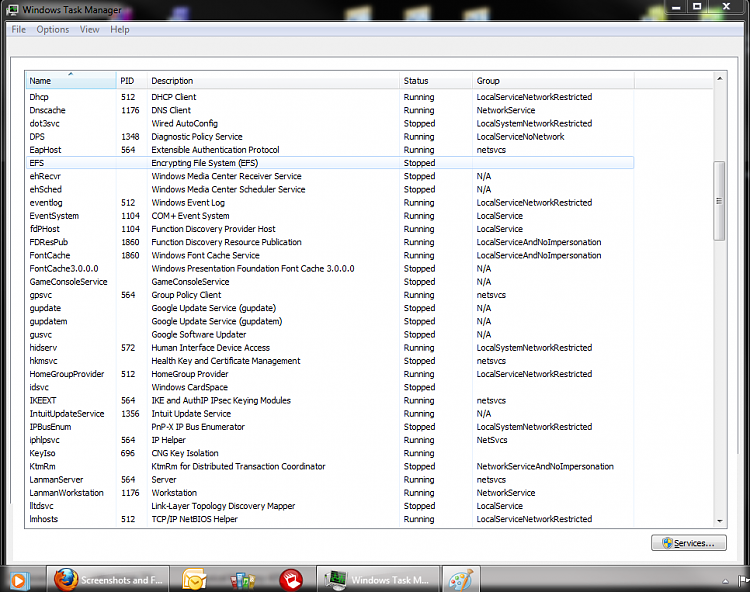 Not responding - now can't open Outlook, check disk-task-services-2.png