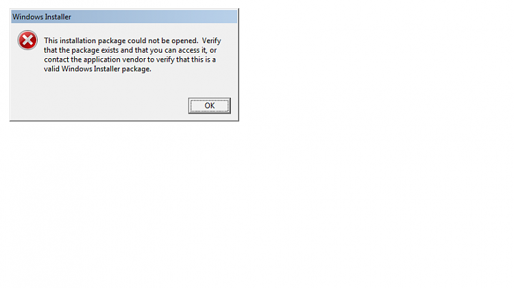 Not responding - now can't open Outlook, check disk-windows-installer.png