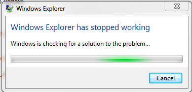 &quot;Windows Explorer has stopped working&quot; repeatedly-windows-explorer-error.png