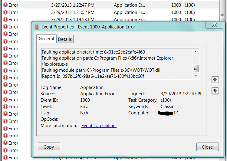 Can I delete just certain errors in Event Viewer?-error-between-wot-ie9.png