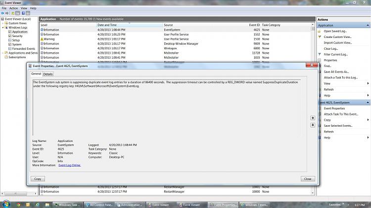 Windows 7 Constant Hard Drive Activity - Computer Slow to Respond-event-log_eventsystem.jpg