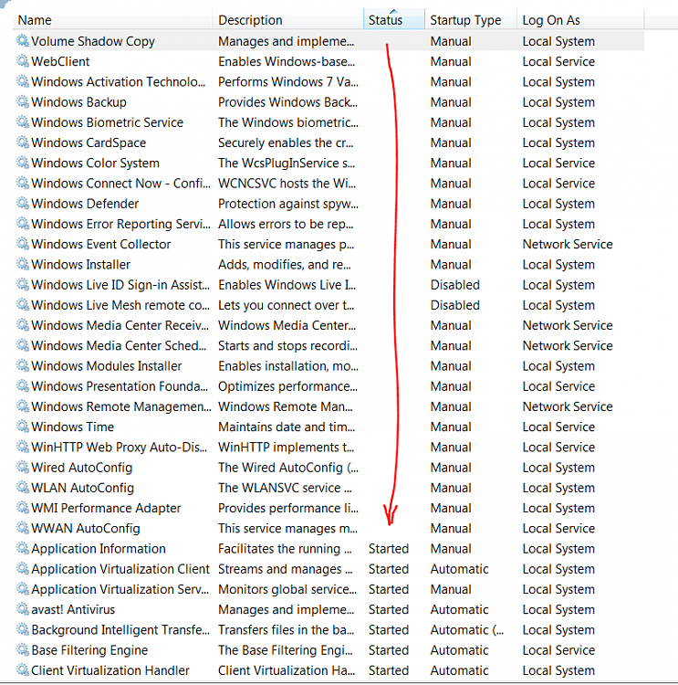 Event Viewer Errors &amp; Warnings-status-column-blank-started.png