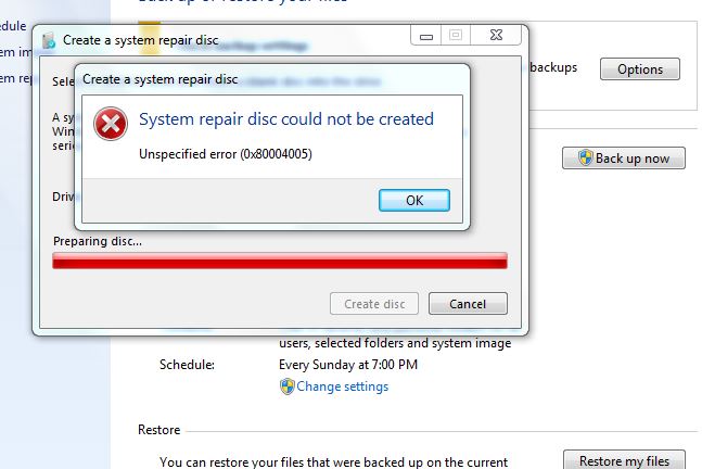 Create System Repair Disc-error-code-0x80004005.jpg