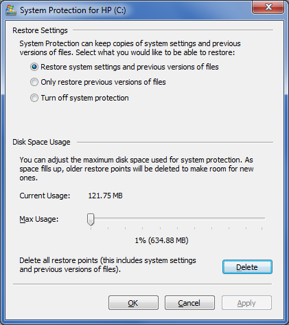 Where is my disk space going?-system-restore-point-settings.png
