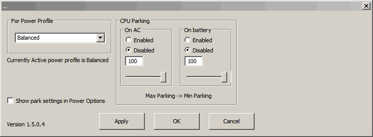 I read about a tweak that slves &quot;Core Parking&quot; issues-processlasso2.jpg