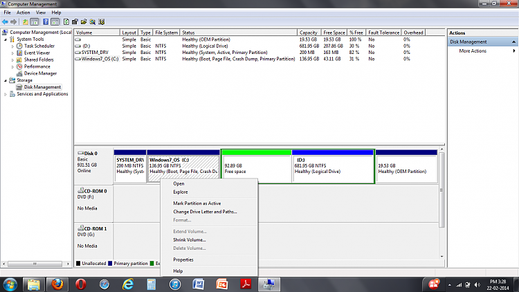 How do I delete the free space to make it unallocated space-capture1.png