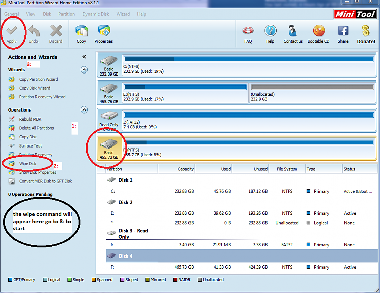 Chkdsk will not run at reboot, only one partition-mini-tool-5.png