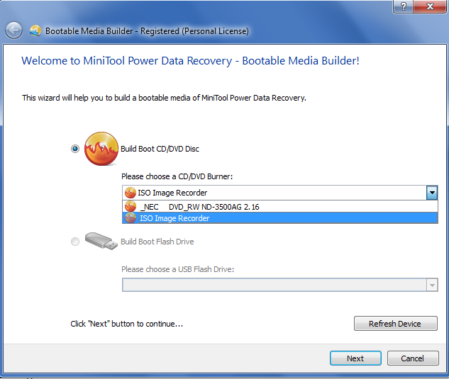 Partition Wizard Pro 9 &quot;Bootable Media Builder&quot; fails to burn CD-pw-burner-01.png