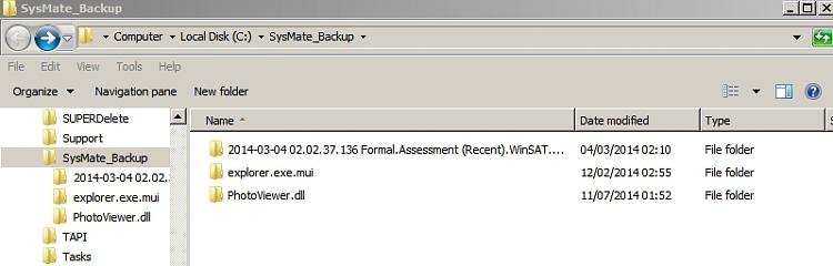 How restore system files when System File Checker won't work-sysmate_backup.jpg