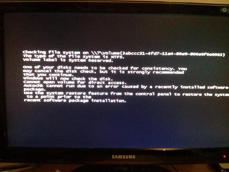 Windows tries to perform chkdsk on every boot but fails-img_20150601_203931.jpg