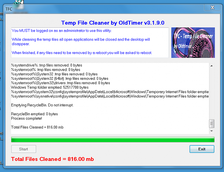 Cannot delete / remove +-1TB of Temp Files on 1/2TB Drive?-oldtimer-results-capture.png