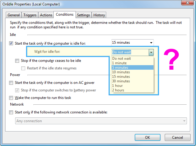 Help with using idle trigger in Win Task Scheduler-sshot67.png