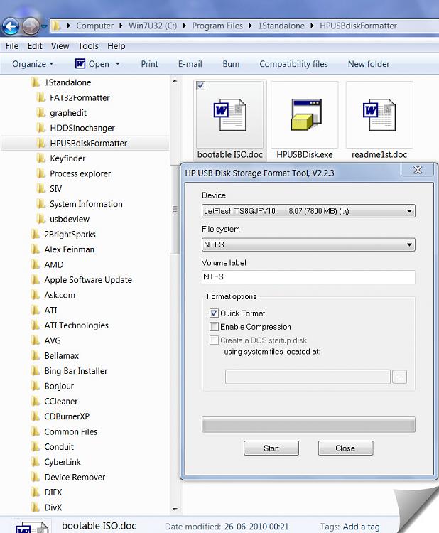 Say &quot;No&quot; to burning bootable CDs, DVDs from ISOs-1format.jpg