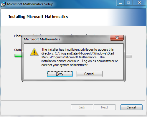 Error while installing Microsoft Mathematics 4.0-capture.png
