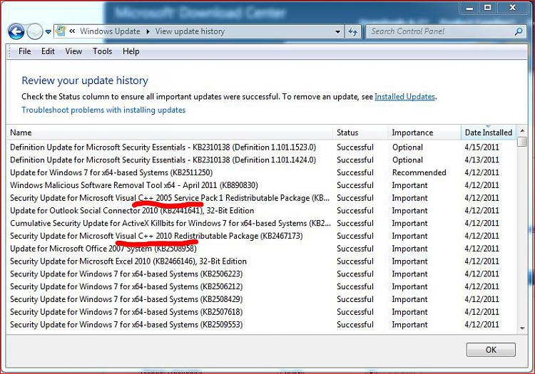 Microsoft Visual C 05 Installer Error Solved Page 2 Windows 7 Help Forums