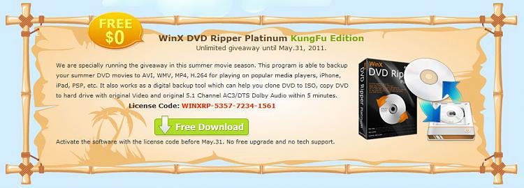 Free WinX DVD Ripper Platinum KungFu Edition until 5/31-dvd.jpg