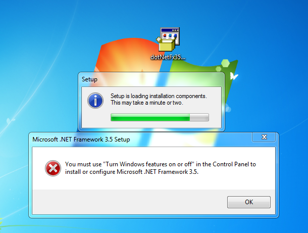 can't install net framework 2.0 windows 10