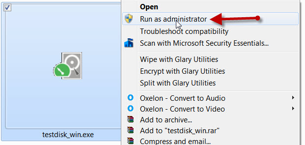 Regain a lost drive using Test Disk - An Illustrated Guide-rasa.jpg