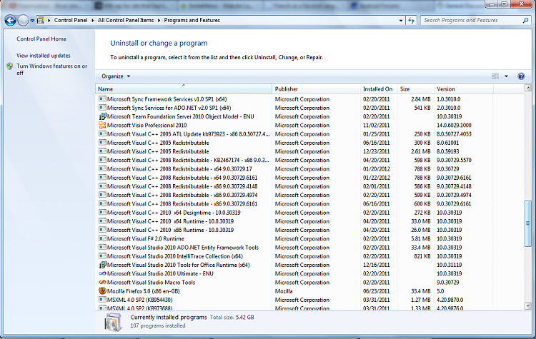 Uninstall Program is cluttered with crap. How do I deem what is necess-whattoremove.png