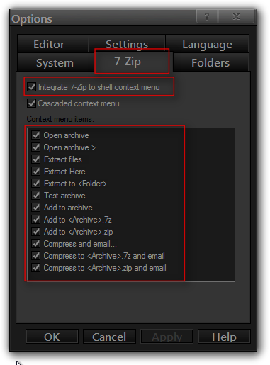 Securing a zip file-options.png