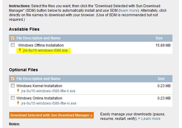Java (JRE) 6 update 15 available-x86.jpg