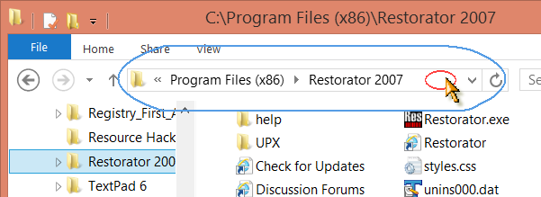 Restorator 2007 Content Menu Issue-win7_path1.png
