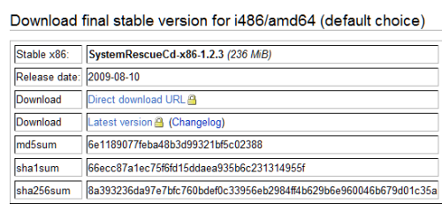 Hard Drive Partitions - Changing with GParted-sysrescuecd_01.png