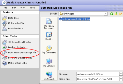 Hard Drive Partitions - Changing with GParted-burn_iso_01.png