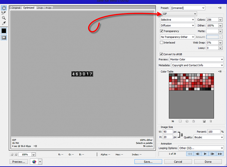 Can't save for web as .gif in photoshop cs6 :(-gif.png