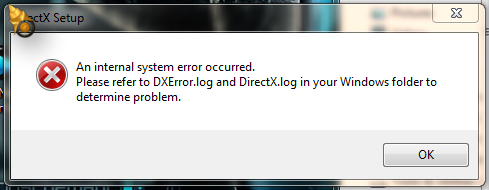 DirectX Installation Failed-internal-error.png