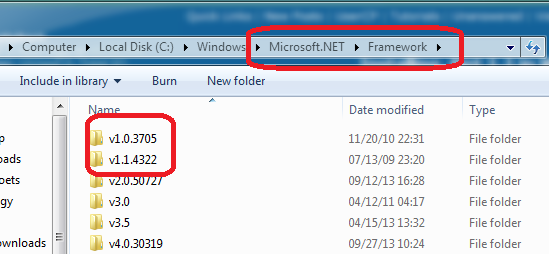 Installing .Net 1.1 in Windows 7 Pro fails-pgmfiles-x86-net.png