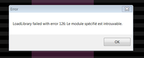 LoadLibrary failed with error 126:-snap1.jpg