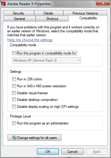How do I find preinstalled program's executable from the Start Menu-reader_compatibility.png